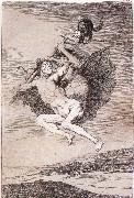 Francisco Goya There it goes oil